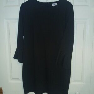 LOFT-like Old Navy Black Ponte Bell Sleeve L  Feel EUC